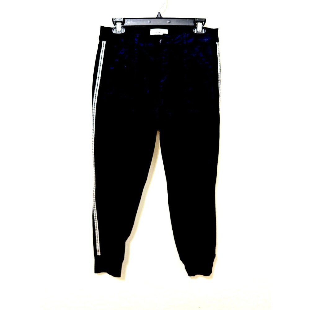 Level 99 Womans Evereve Black Sport Stripe‎ Jolie Utility Pants Sie 29 Y2K Punk